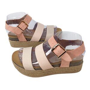 Patrizia Larissa Sandals Spring Step NWOB Platform Espadrille Size 37 or 6.5-7